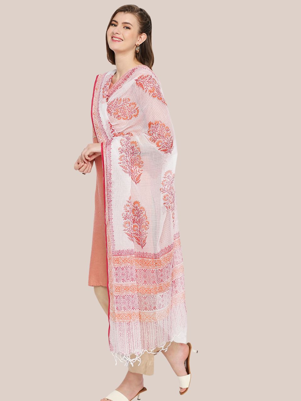 White Pink Orange