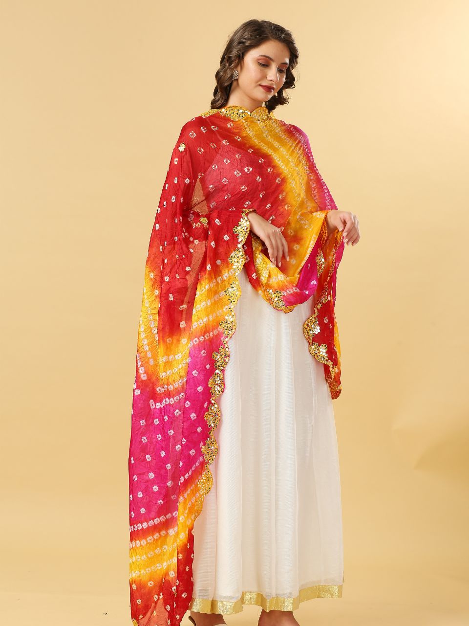 Yellow & Rani Pink