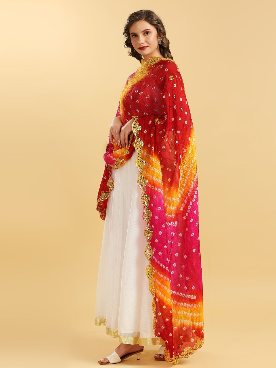 Yellow & Rani Pink
