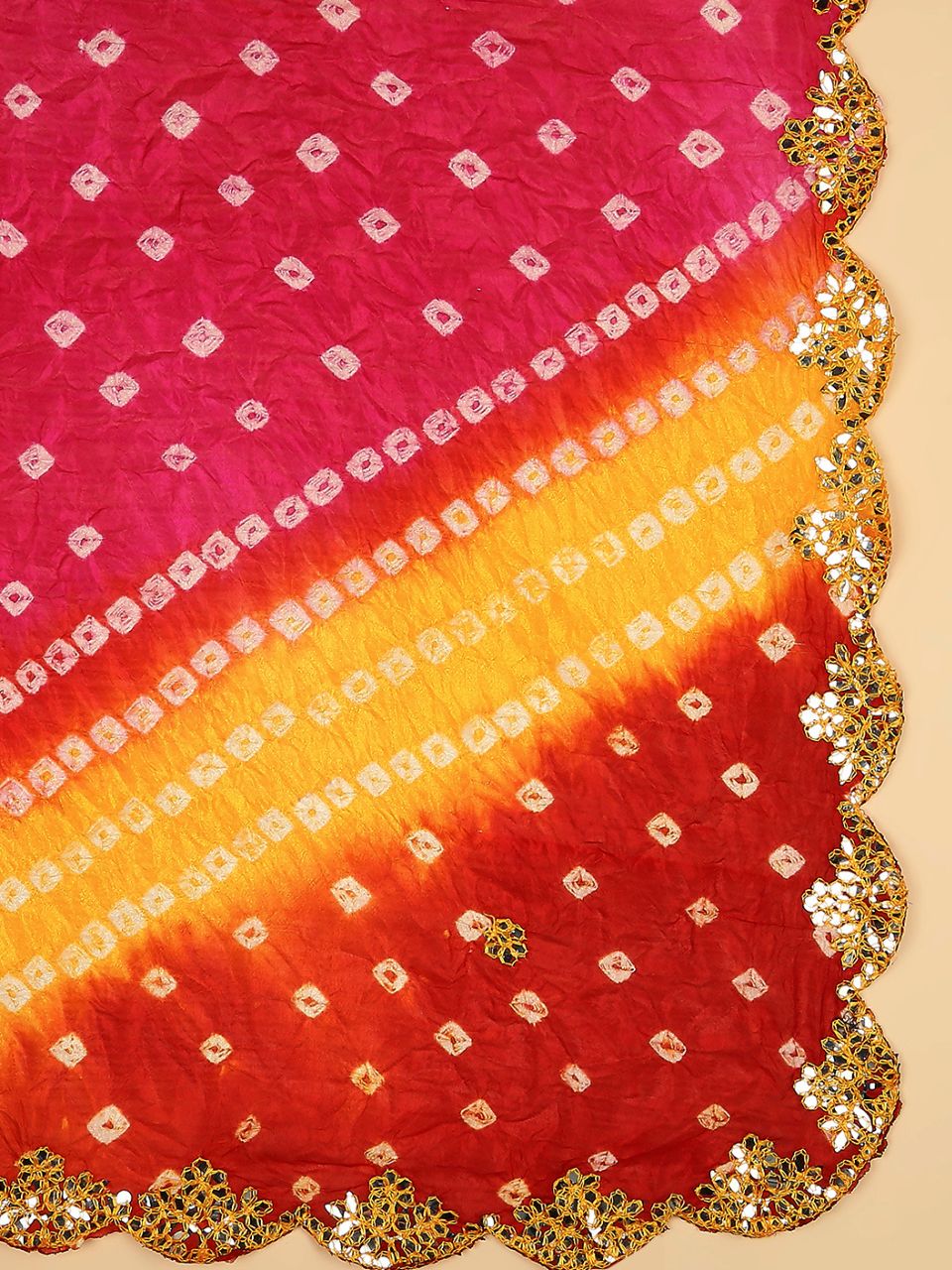 Yellow & Rani Pink