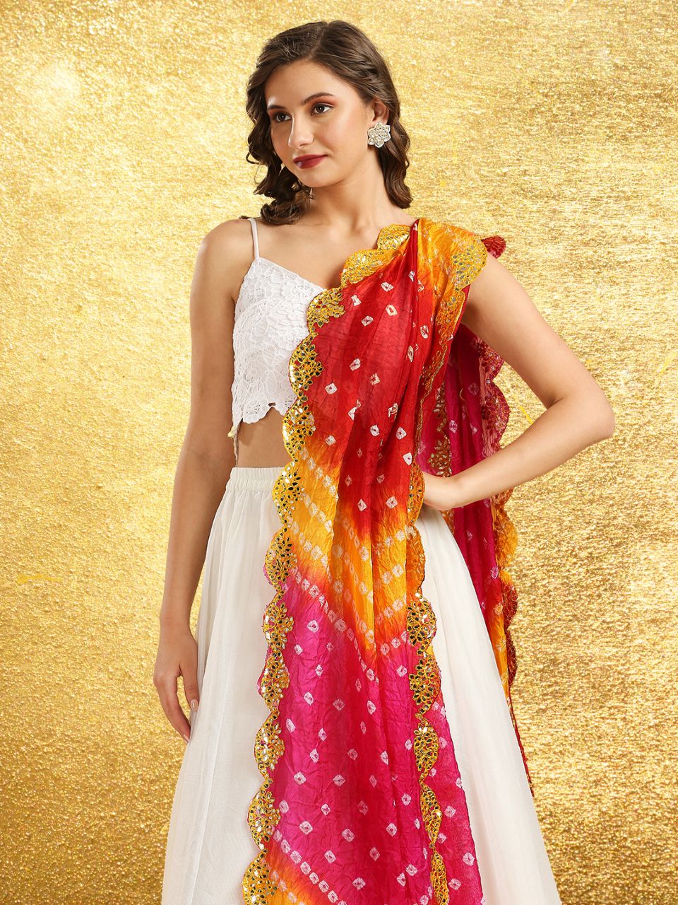 Yellow & Rani Pink
