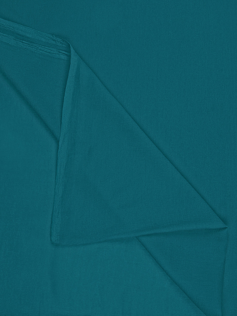 Teal Blue Chiffon Dupatta freeshipping - Dupatta Bazaar