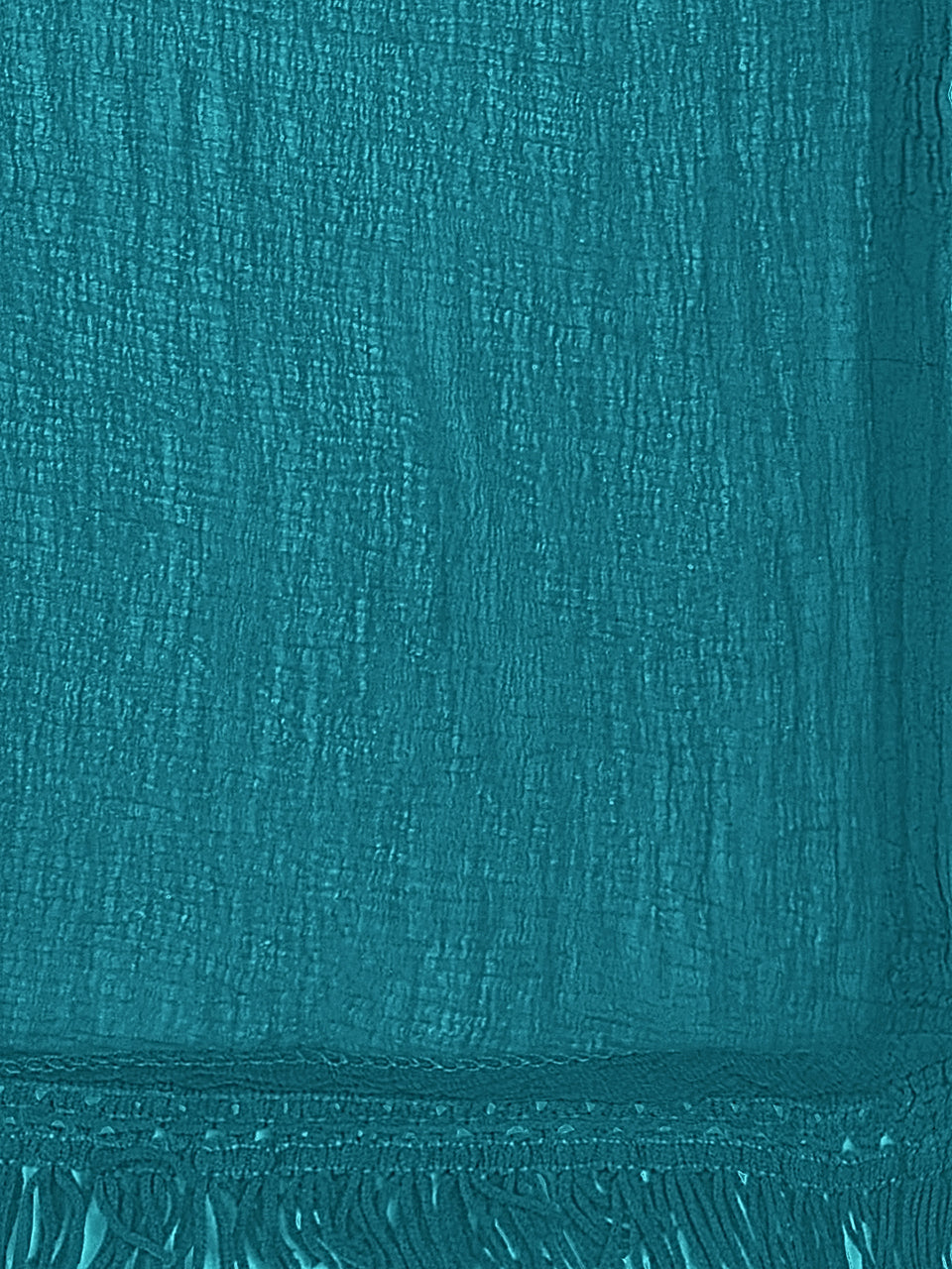 Teal Blue Chiffon Dupatta freeshipping - Dupatta Bazaar